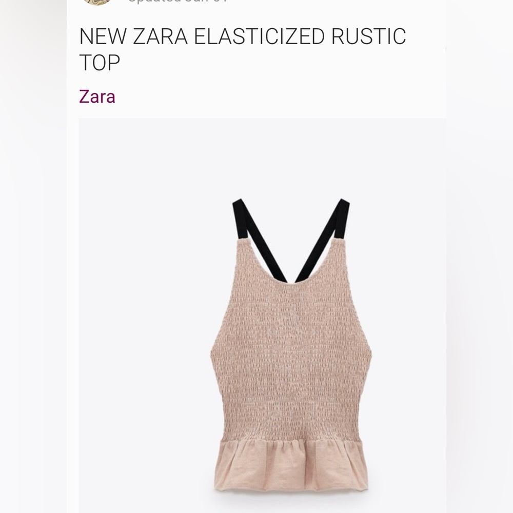 NWTA Zara Top Size Small - Picture 3 of 13